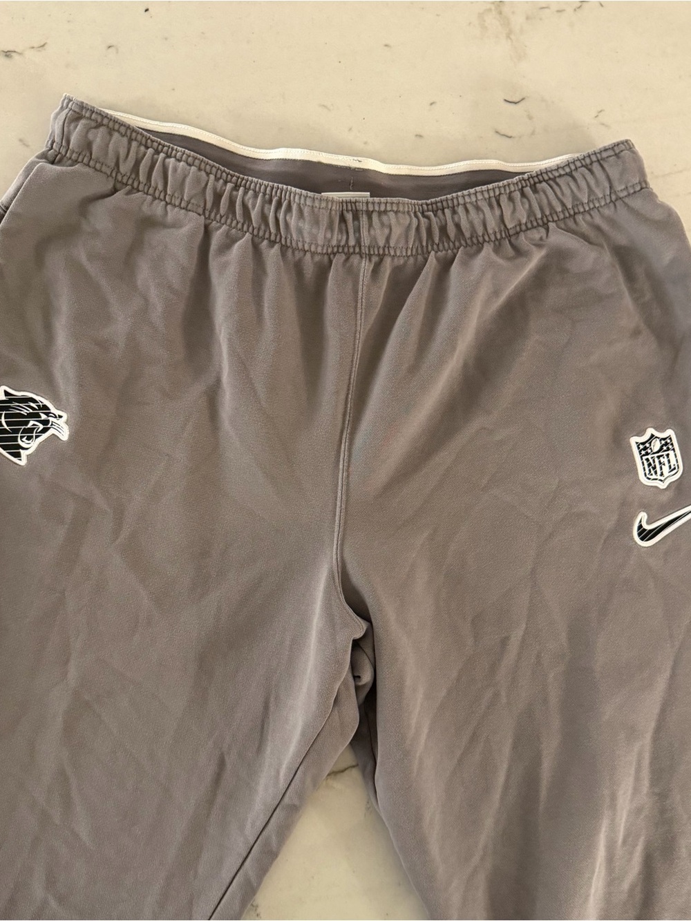 Nike Carolina Panthers Dri-Fit Sweatpant Men's Gray 3XL #94 Player Issued